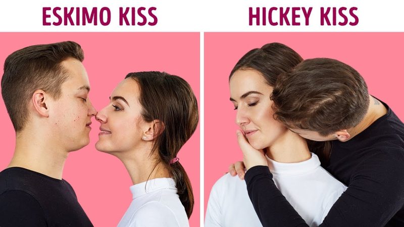 How to kiss in 10 Different ways?