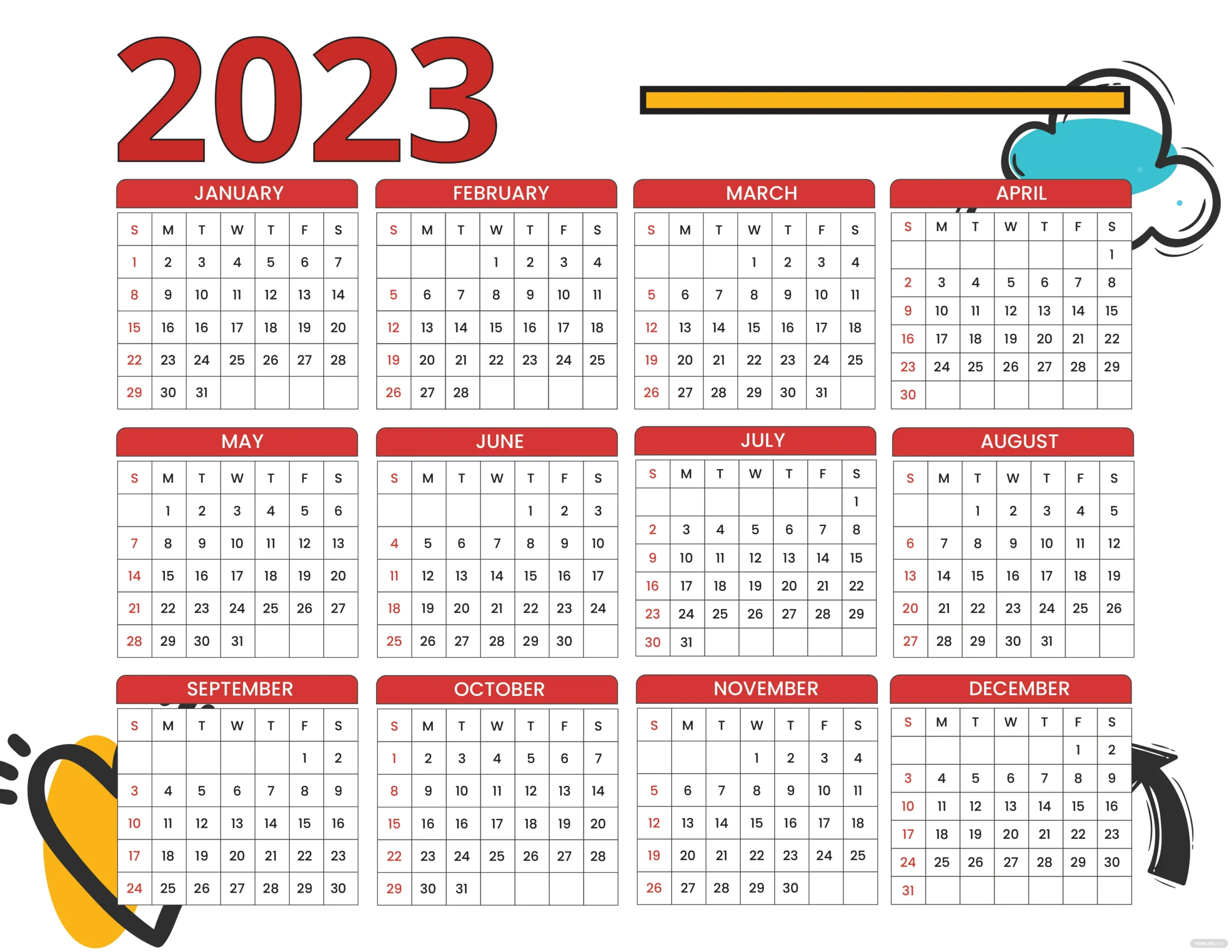2023 Calendar Templates  Everything You Need to Get Organized for the New Year