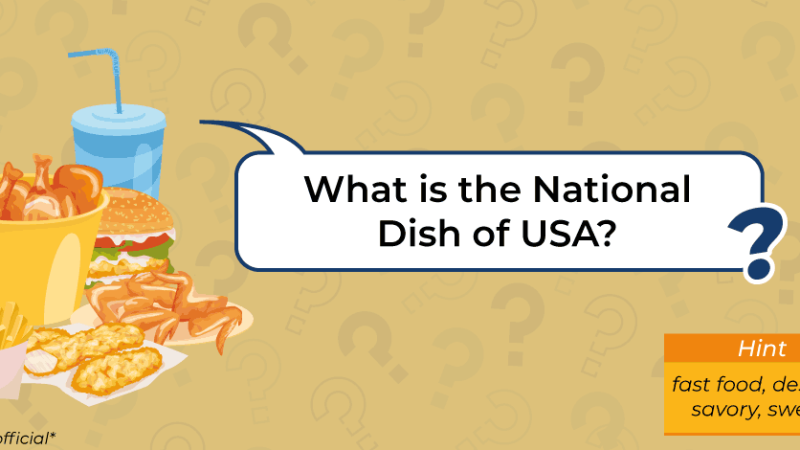 Usa National Dish